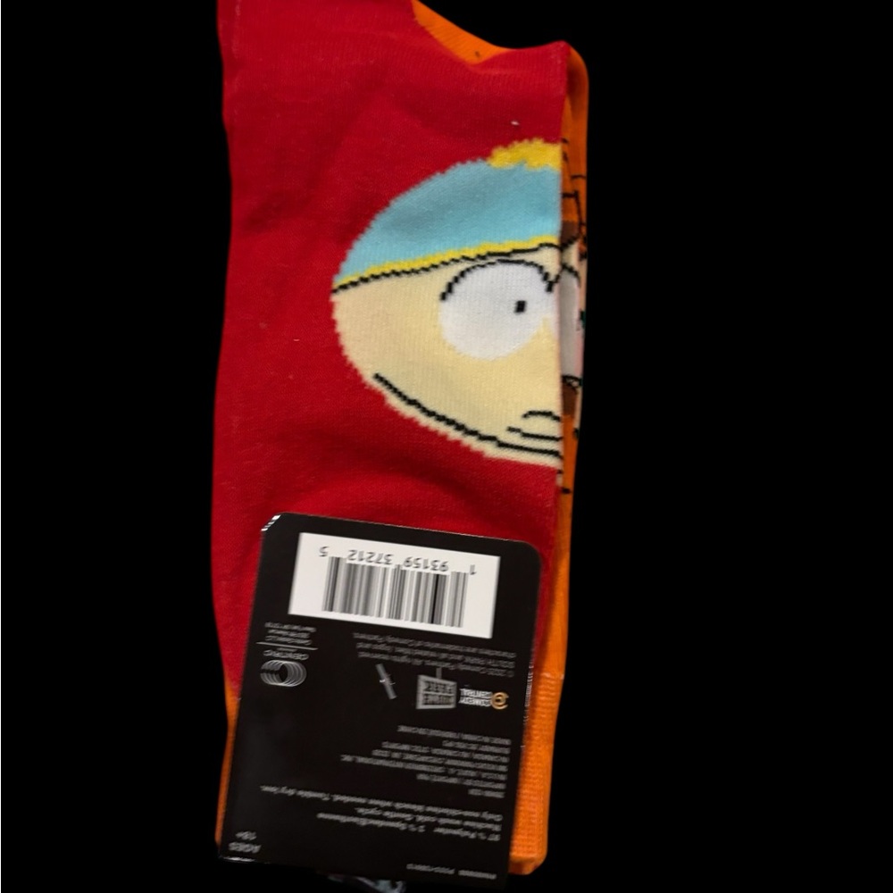 NEW Comedy Central Southpark Socks fits shoe sizes 6-12. 1 pair